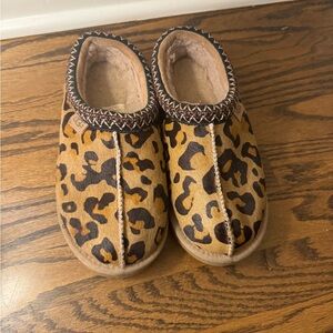 Cheetah Ugg Tasman Slippers